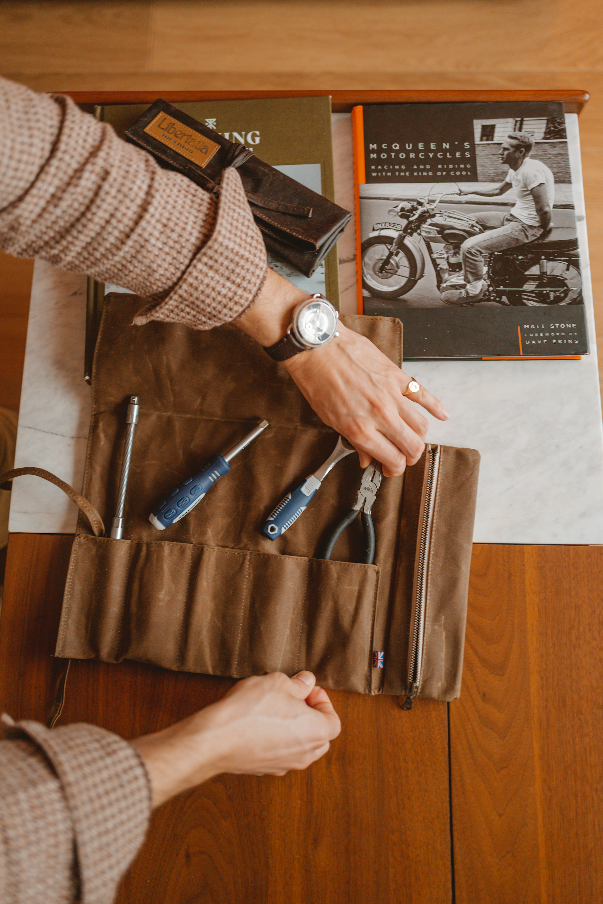 The Calima Oilskin Tool Roll | RESTOCKING IN MAY'23