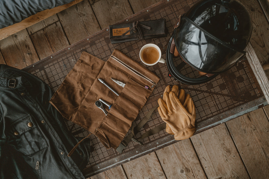 The Calima Oilskin Tool Roll Libertatia