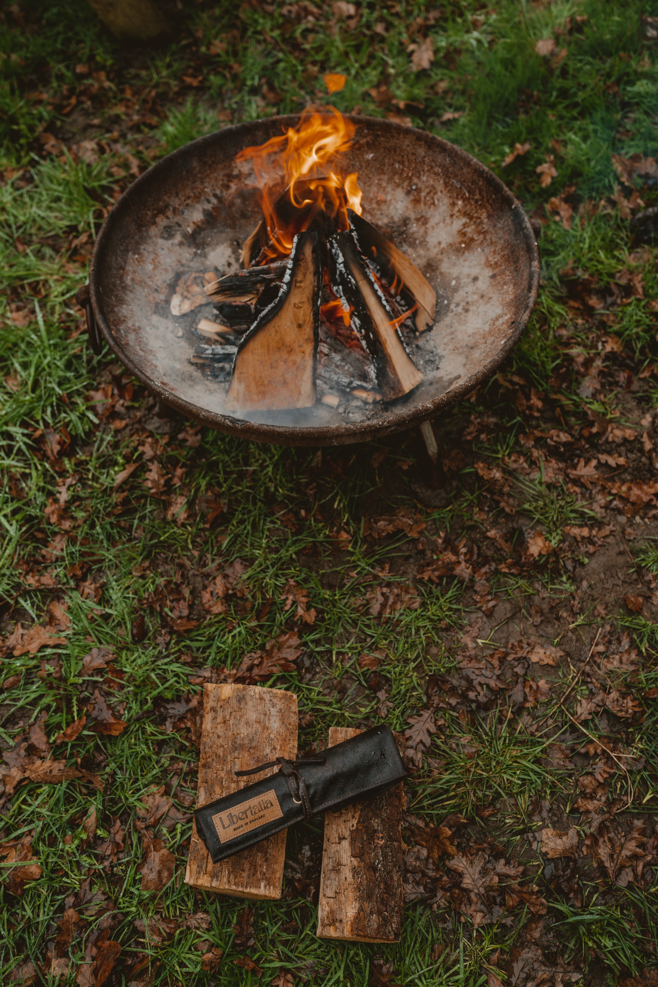 The Highlands Waxed Cotton Tool Roll