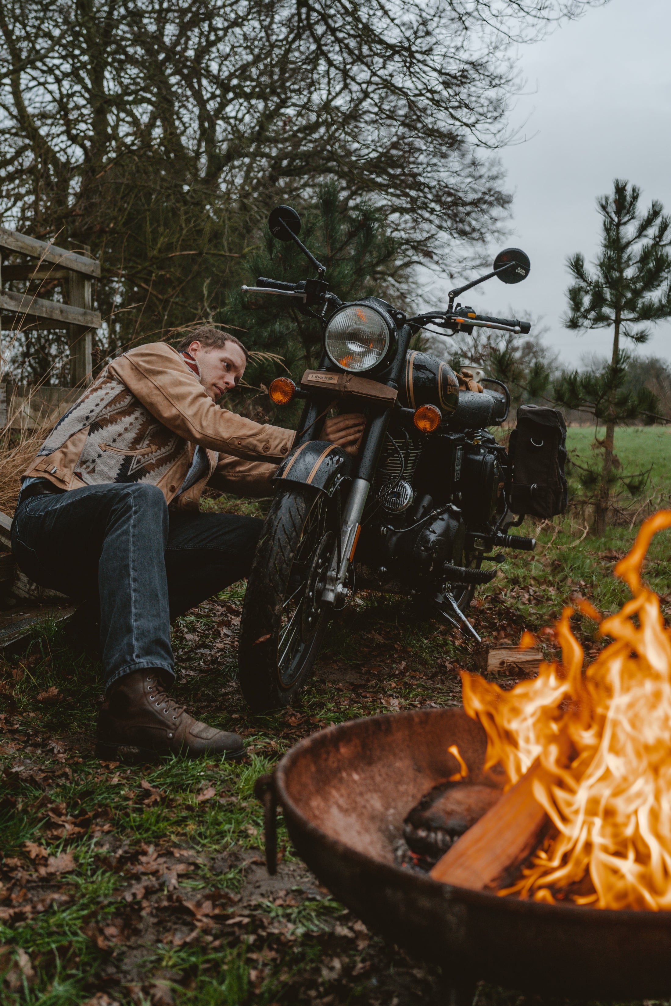 The Calima Oilskin Tool Roll